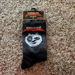 Kung Fu Panda Crew Socks Men’s Size 6-12